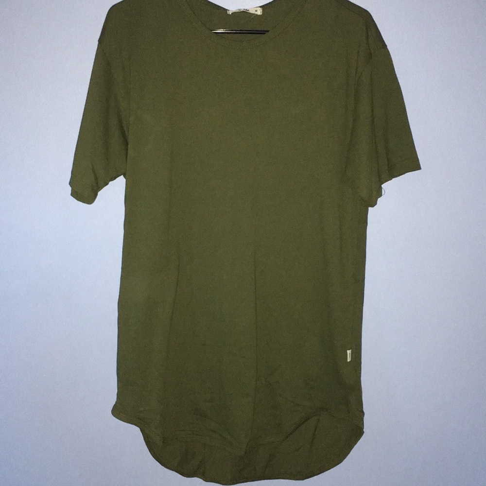 Olive Green Zumiez Long Shirt Medium